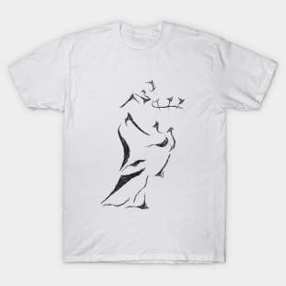 Bagpiper Sketch T-Shirt